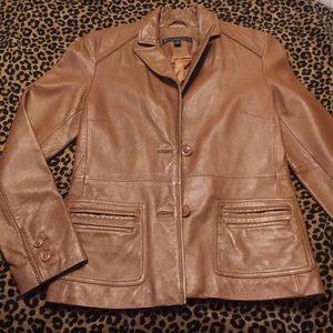 Reaction Kenneth Cole Leather Jacket